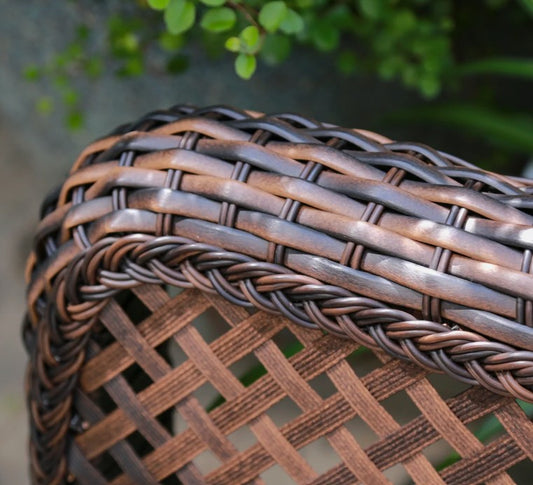 Brand New in Box Aiyet Wicker Outdoor Chair (Set of 2) By Lark Manor (#233)