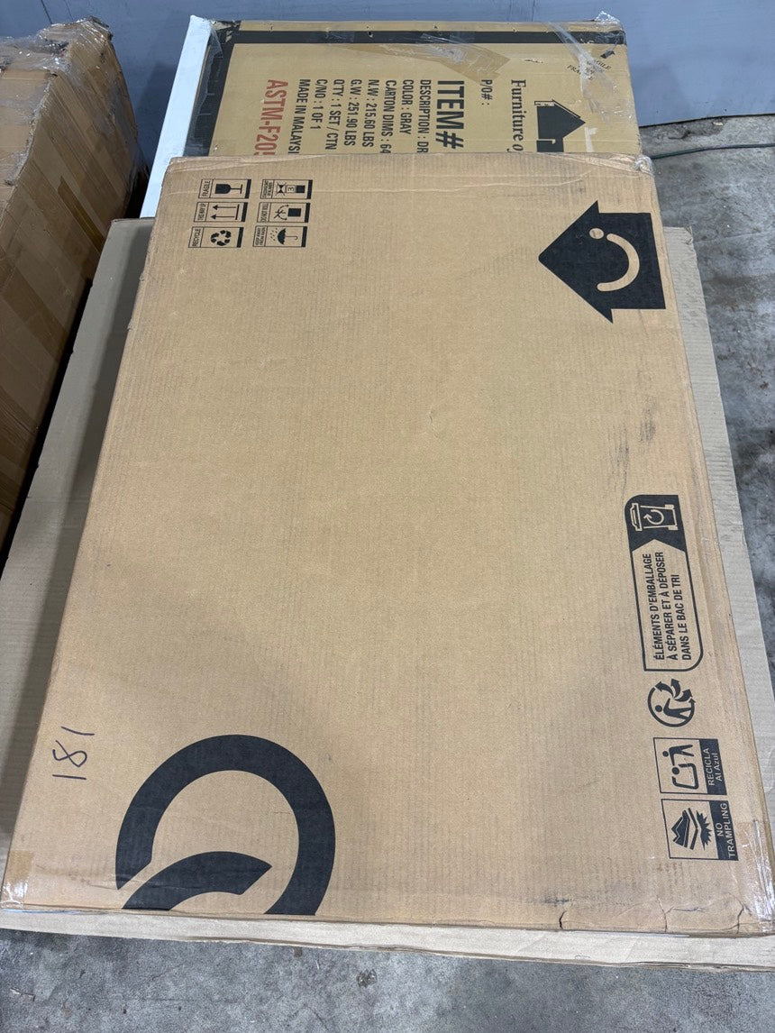 Brand New in Box 24'' W35.9'' H Framed Medicine Cabinet, Gold By Soges (#181)