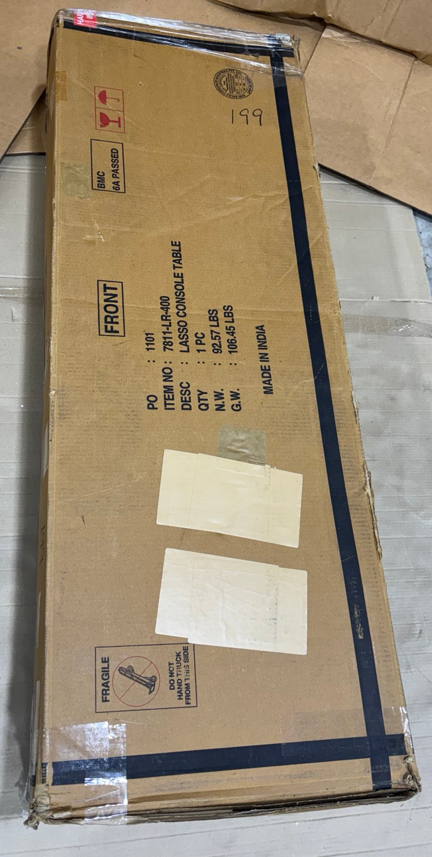Brand New in Box Alsey 51'' Solid Wood Console Table By Joss & Main (#199)