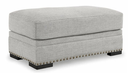 Brand New in Box Golo Polyester Rectangle Accent Ottoman, Gray (#239)
