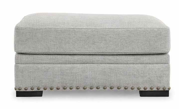 Brand New in Box Golo Polyester Rectangle Accent Ottoman, Gray (#239)