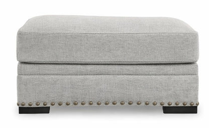 Brand New in Box Golo Polyester Rectangle Accent Ottoman, Gray (#239)