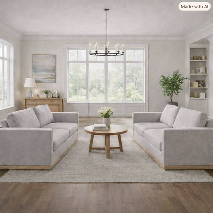 Brand New in Box Woodland Hills Modular Corner Sectional Chair Light Gray (Four Available) (#261)