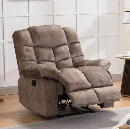 Brand New in Box 2 - Piece Overstuffed Soft Manual Reclining Living Room Set, Brown (#214)