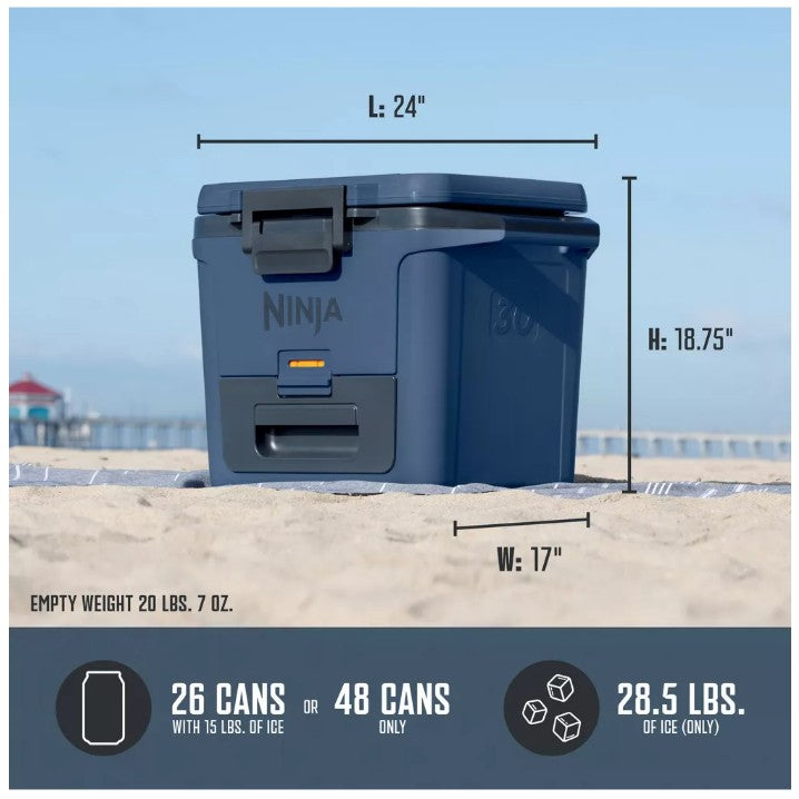 Brand New in Box Ninja FrostVault 30qt Hard Sided Cooler with Dry Zone