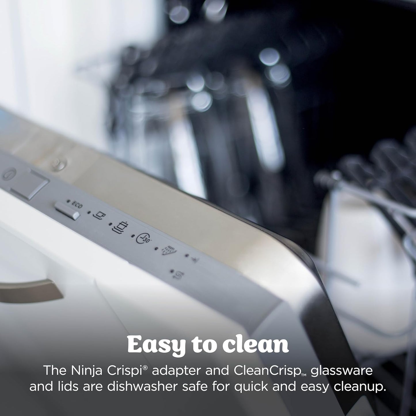 Brand New in Box Ninja Crispi 4 in 1 Glass Air Fryer with Containers & Dishwasher Safe (#218)
