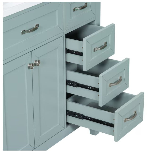 Brand New in Box 36 inch Bathroom Vanity with Sink Combo Green (#226)