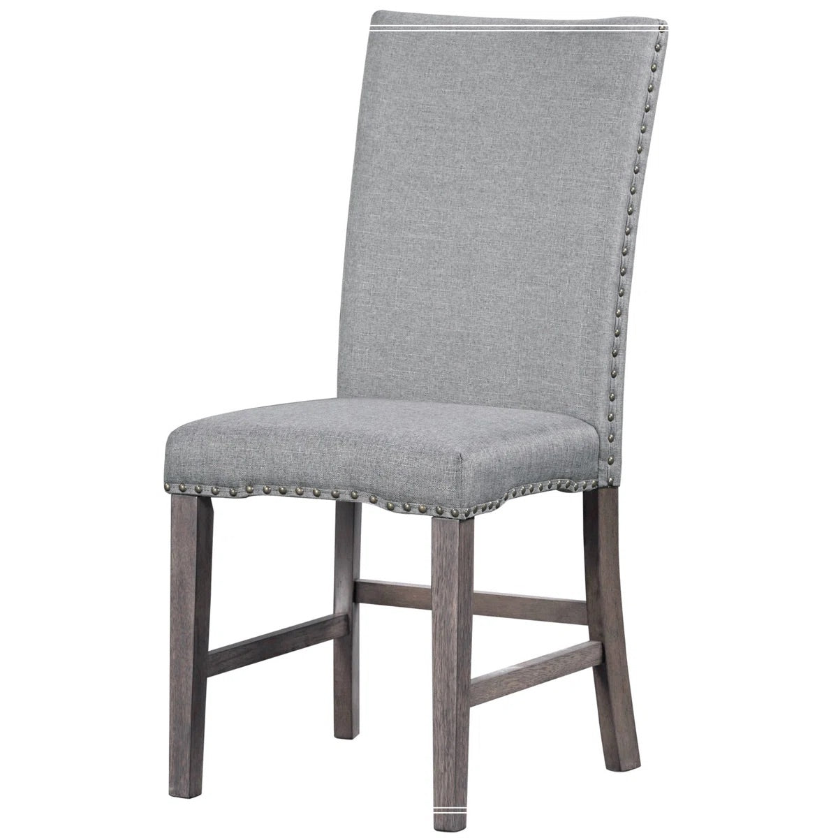 Brand New in Box Set of Four Mid-Century Solid Wood Dining Chairs (#159)