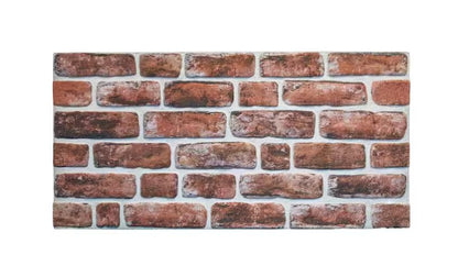 Brand New in Box Mahogany Faux Brick Styrofoam 3D Decorative Wall Panel (10-Pack) (#294)