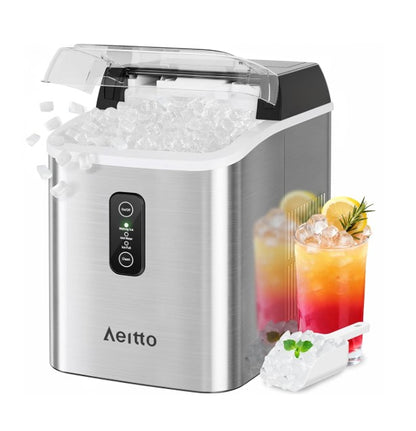 Brand New in Box Aeitto Nugget Ice Maker Countertop, 42lbs/24H with 1.5L Water Tank  (#191)