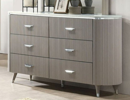 Brand New in Box Furniture of America Aldridge Dresser in Light Gray (#175)