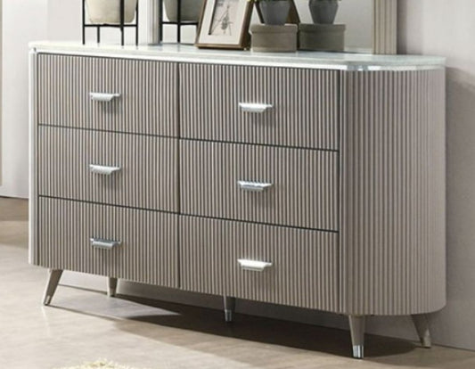 Brand New in Box Furniture of America Aldridge Dresser in Light Gray (#175)