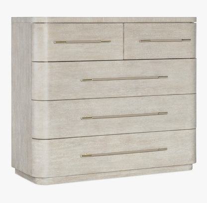 Brand New in Box Modern Mood Bachelors Chest, Light Wood / Diamond (#248)