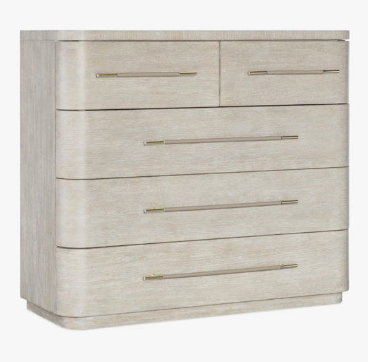 Brand New in Box Modern Mood Bachelors Chest, Light Wood / Diamond (#248)