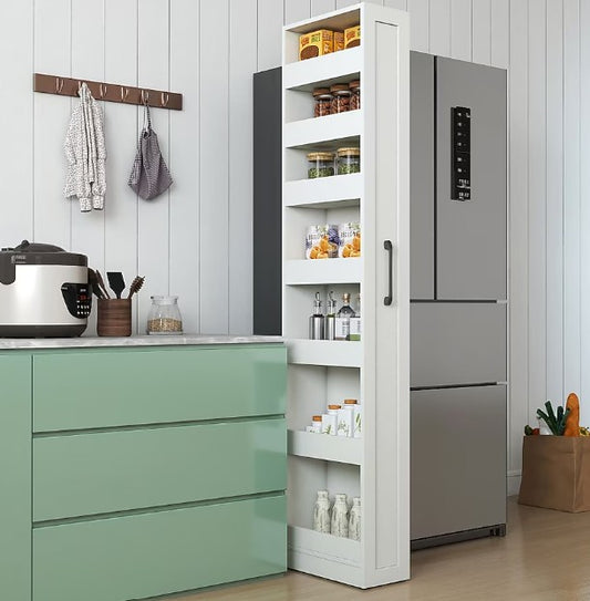 Brand New in Box 7 Tier multi-functional pull-out multi-tier storage Single-sided open shelf (#224)