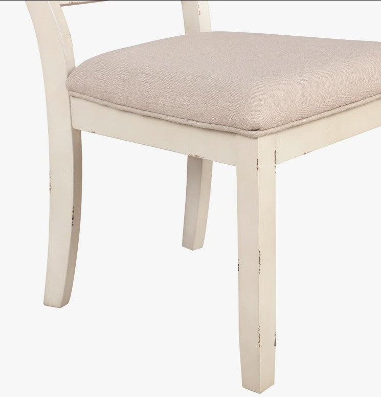 Brand New in Box Cierra Dining Chairs Antique White, Set of Four (#156)