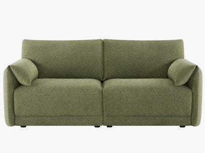 Brand New in Box Deandre 80.3'' Boucle 2-Piece Modular Sofa, Green (#283)