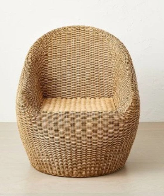 Brand New in Box Estero Wicker Accent Chair Natural Brown, Set of Two (#250)