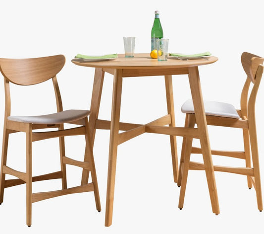 Brand New in Box Aerabella 2 - Person Four Leg Dining Set, Light Beige (#122)