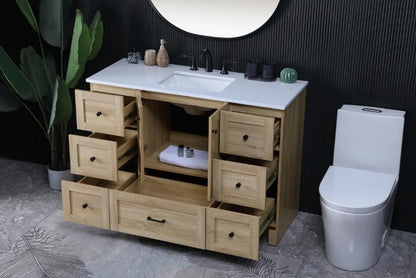 Brand New in Box Brand New in Box Soma 48" Single Bathroom Vanity Set, Mango Wood (#173)