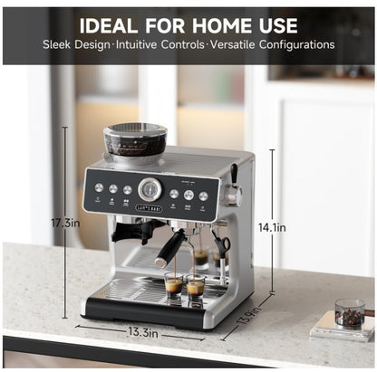 Brand New in Box Professional 20 Bar Espresso Maker, Cappuccino & Latte Machine, Milk Frother #167