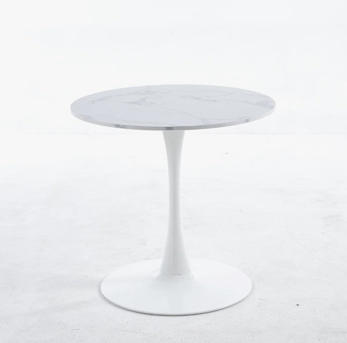 Brand New in Box Marble Dining Table Round Kitchen Pedestal Table, 31.5" (#295)