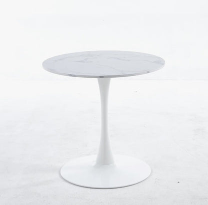 Brand New in Box Marble Dining Table Round Kitchen Pedestal Table, 31.5" (#295)