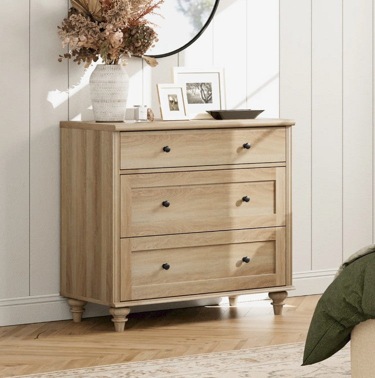 Brand New in Box 3 Drawer Dresser for Bedroom, With Wide Chest of Drawers (#281)