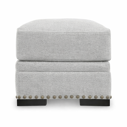 Brand New in Box Golo Polyester Rectangle Accent Ottoman, Gray (#239)