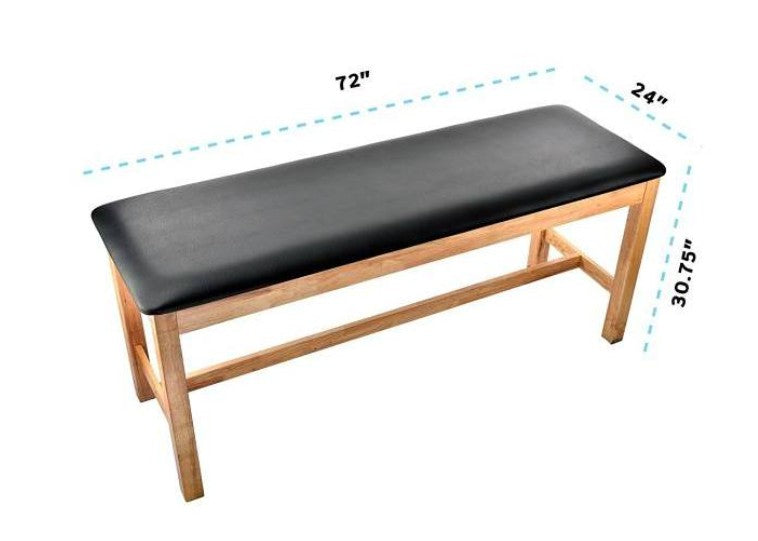 New in Box Viva Comfort Noble-Line Black Straight Line Treatment Table (#146)