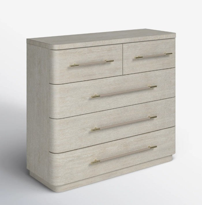 Brand New in Box Modern Mood Bachelors Chest, Light Wood / Diamond (#248)