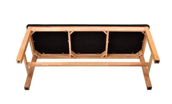 New in Box Viva Comfort Noble-Line Black Straight Line Treatment Table (#146)