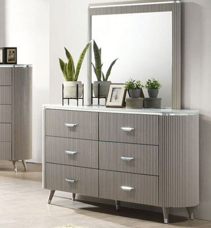 Brand New in Box Furniture of America Aldridge Dresser in Light Gray (#175)
