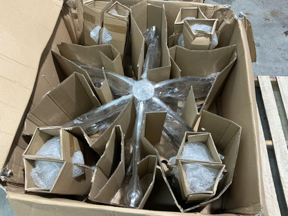 Brand New in Box Thomas Lighting Prestige 15-Light Chandelier in Brushed Nickel (#133)