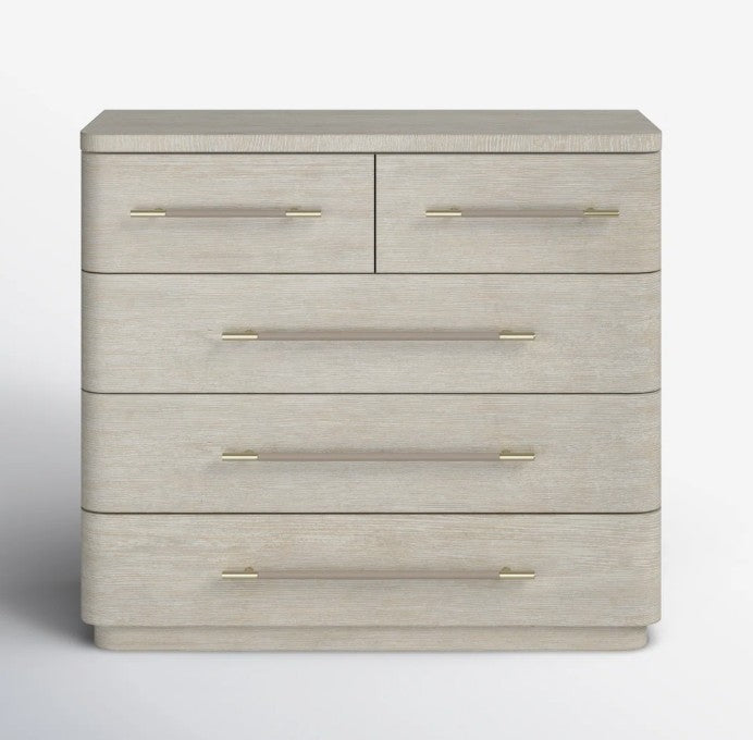 Brand New in Box Modern Mood Bachelors Chest, Light Wood / Diamond (#248)
