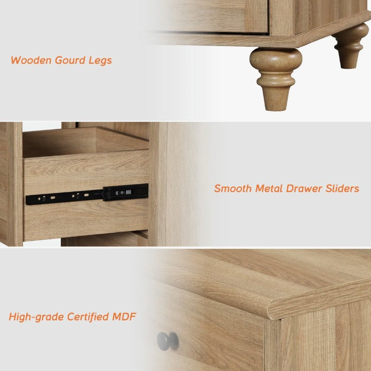 Brand New in Box 3 Drawer Dresser for Bedroom, With Wide Chest of Drawers (#281)