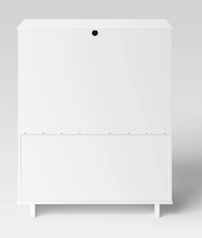 Brand New in Box Modern 4 Drawer Dresser Pure White (Three Available) (#252)