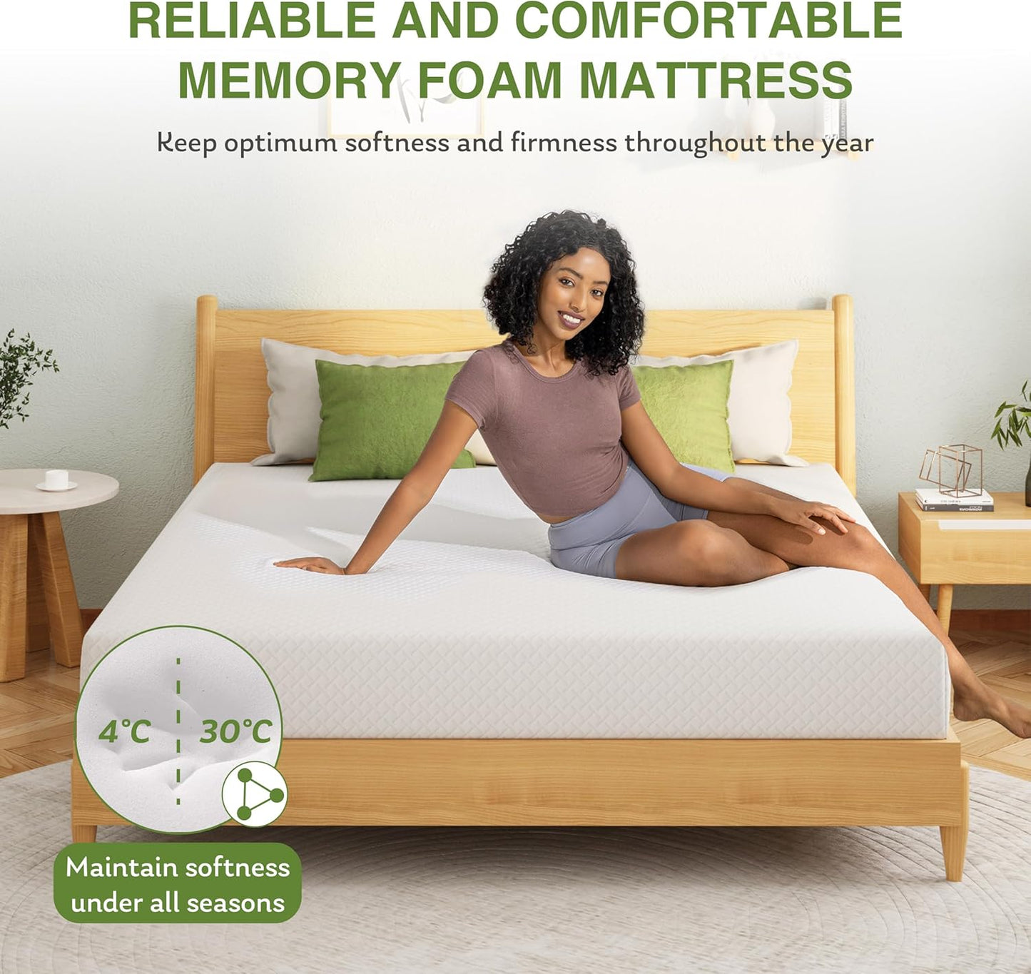 Brand New in Box Full Size Memory Foam Mattress, 10 Inch (#256)