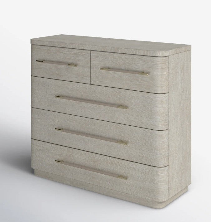 Brand New in Box Modern Mood Bachelors Chest, Light Wood / Diamond (#248)