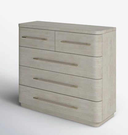 Brand New in Box Modern Mood Bachelors Chest, Light Wood / Diamond (#248)