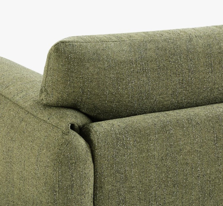 Brand New in Box Deandre 80.3'' Boucle 2-Piece Modular Sofa, Green (#283)