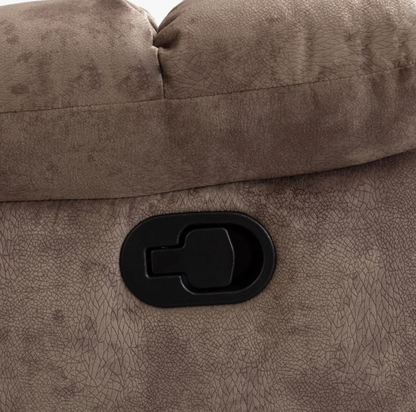 Brand New in Box 2 - Piece Overstuffed Soft Manual Reclining Living Room Set, Brown (#214)