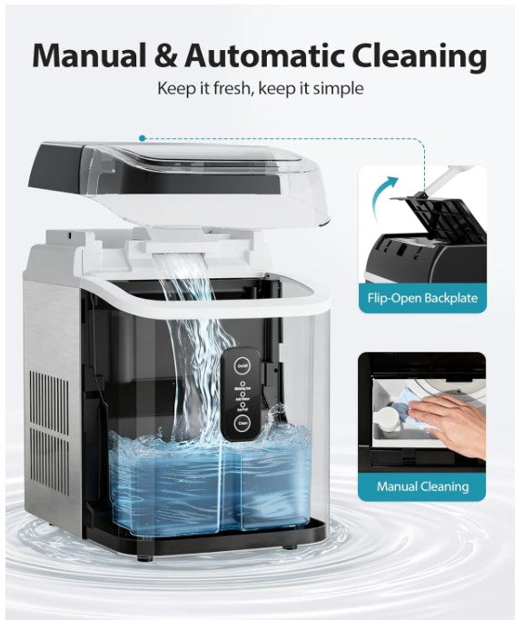 Brand New in Box Aeitto Nugget Ice Maker Countertop, 42lbs/24H with 1.5L Water Tank  (#191)