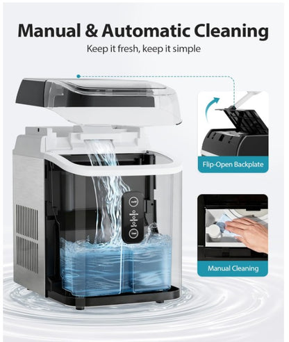 Brand New in Box Aeitto Nugget Ice Maker Countertop, 42lbs/24H with 1.5L Water Tank  (#191)