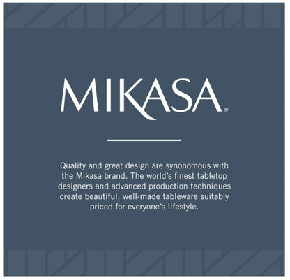 Brand New in Box Mikasa Satin Loft 65-Piece Flatware Set for 12, 18/10 Stainless Steel (#190)