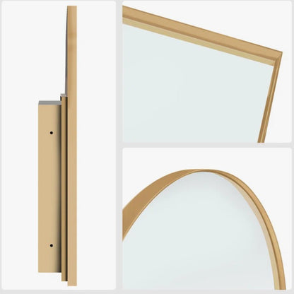 Brand New in Box 24'' W35.9'' H Framed Medicine Cabinet, Gold By Soges (#181)
