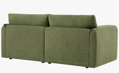 Brand New in Box Deandre 80.3'' Boucle 2-Piece Modular Sofa, Green (#283)