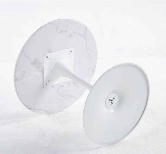 Brand New in Box Marble Dining Table Round Kitchen Pedestal Table, 31.5" (#295)