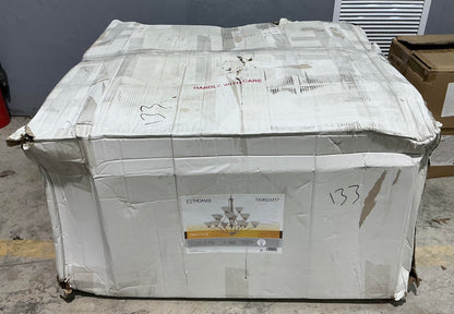 Brand New in Box Thomas Lighting Prestige 15-Light Chandelier in Brushed Nickel (#133)