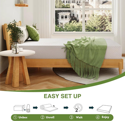 Brand New in Box Full Size Memory Foam Mattress, 10 Inch (#256)